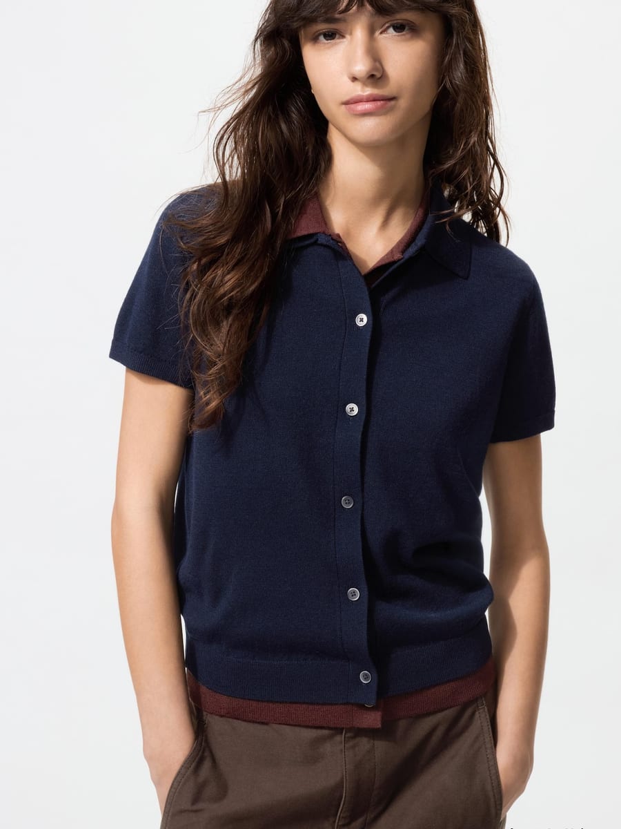 Cropped Cardigan — alternate pose