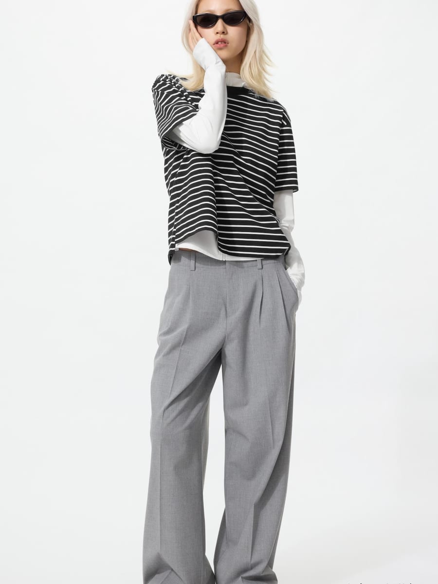Pleated Tailored Trouser — alternate pose