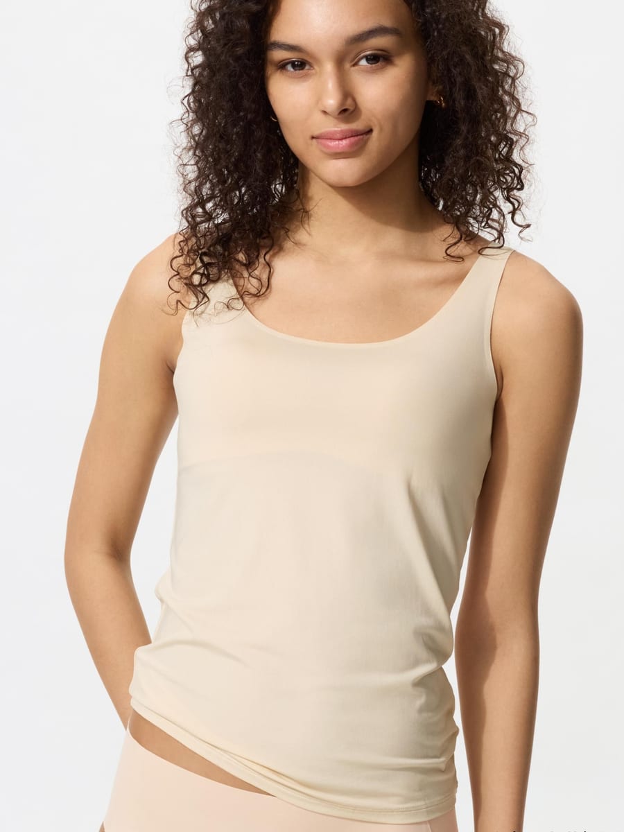 Silk-Blend Camisole — model front