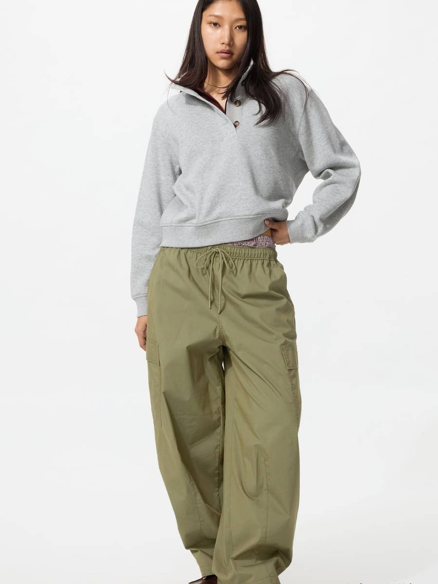 Wide-Leg Wool Trouser — alternate pose