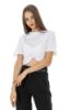 Picture of 070375 RUCHED CROPPED COTTON CORSET T- SHIRT