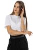 Picture of 070375 RUCHED CROPPED COTTON CORSET T- SHIRT