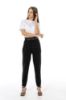 Picture of 070375 RUCHED CROPPED COTTON CORSET T- SHIRT