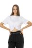 Picture of 070375 RUCHED CROPPED COTTON CORSET T- SHIRT
