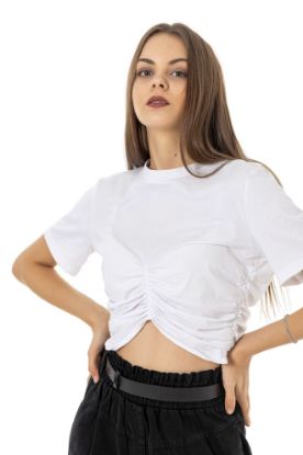 Picture of 070464 COLD SHOULDER TEE