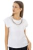 Picture of 070462 JERSEY JEWEL NECK TOP