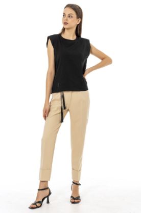 Picture of 090252 JESSA PUFFED SLEEVE COTTON TOP