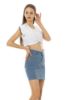 Picture of 270005 MINI JEAN SKIRT (KEEP IT COOL)