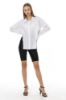 Picture of 070438 OVERSIZED CROPPED COTTON SHIRT